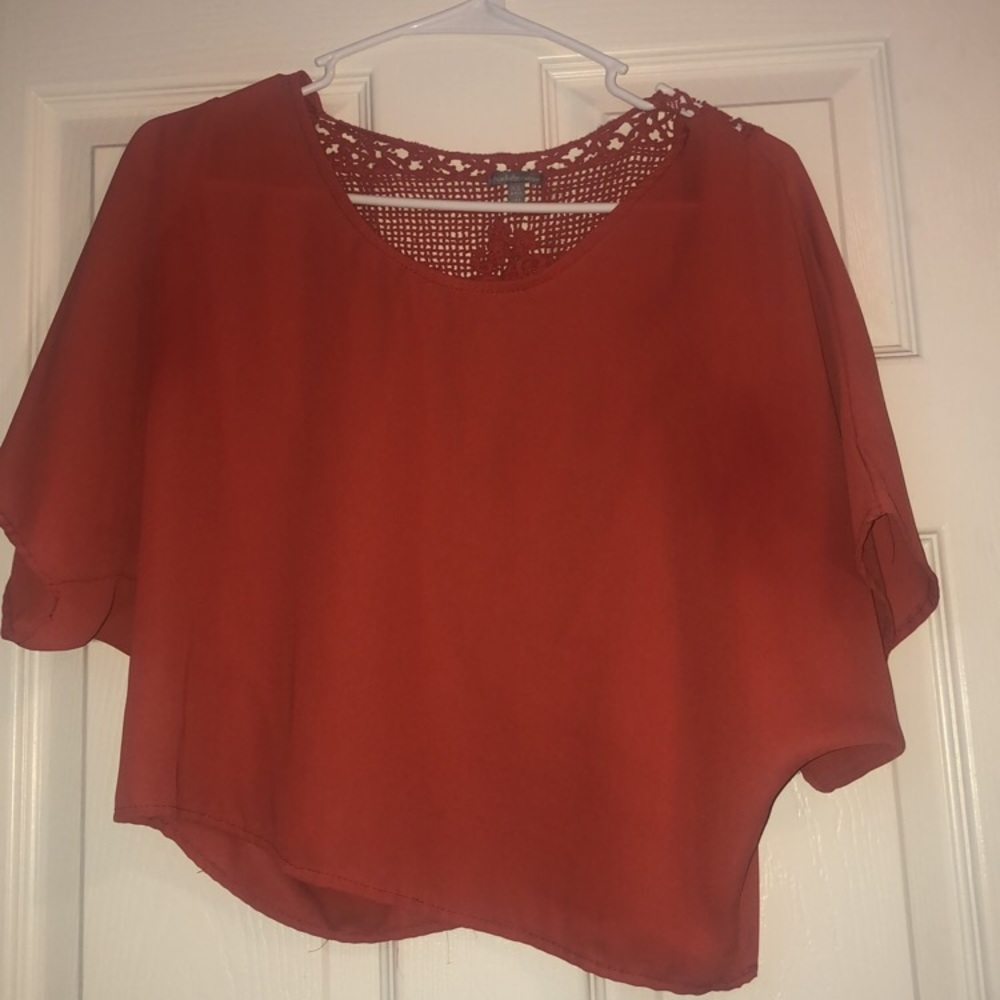 Orange blouse